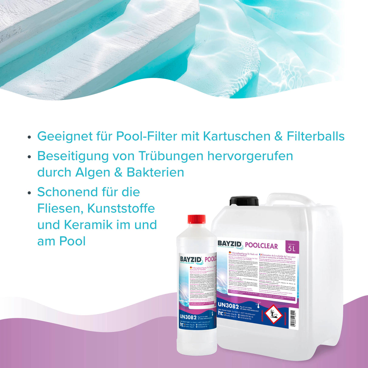 1 L BAYZID® Poolclear Trübungsbeseitigung
