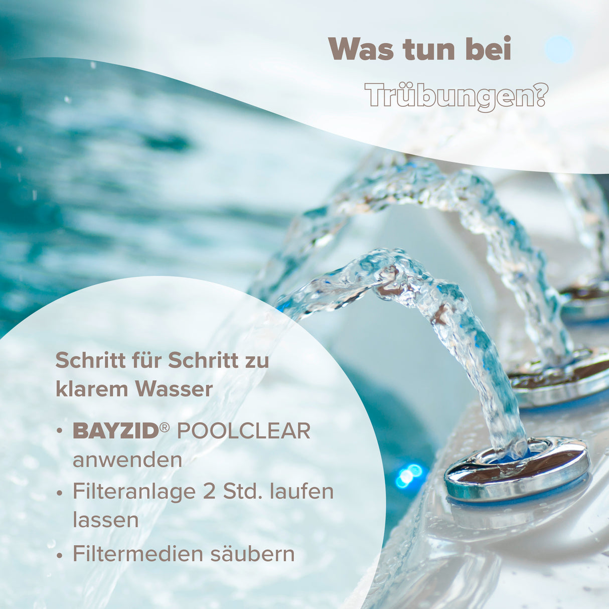 1 L BAYZID® SPA Poolclear Trübungsbeseitigung
