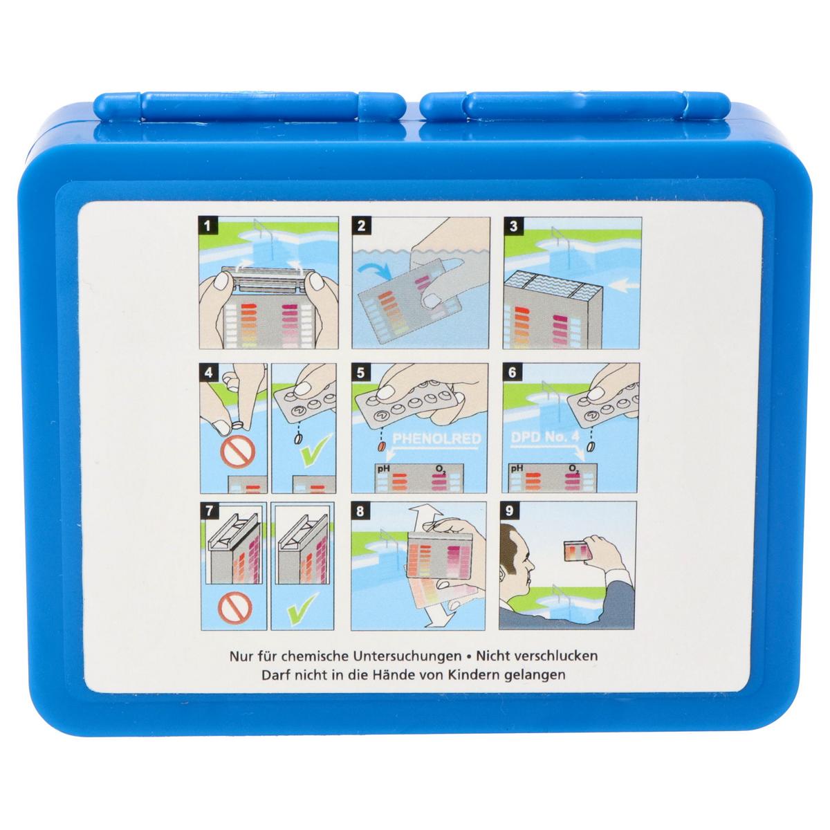 Mini testeur de piscine (oxygène actif + pH)