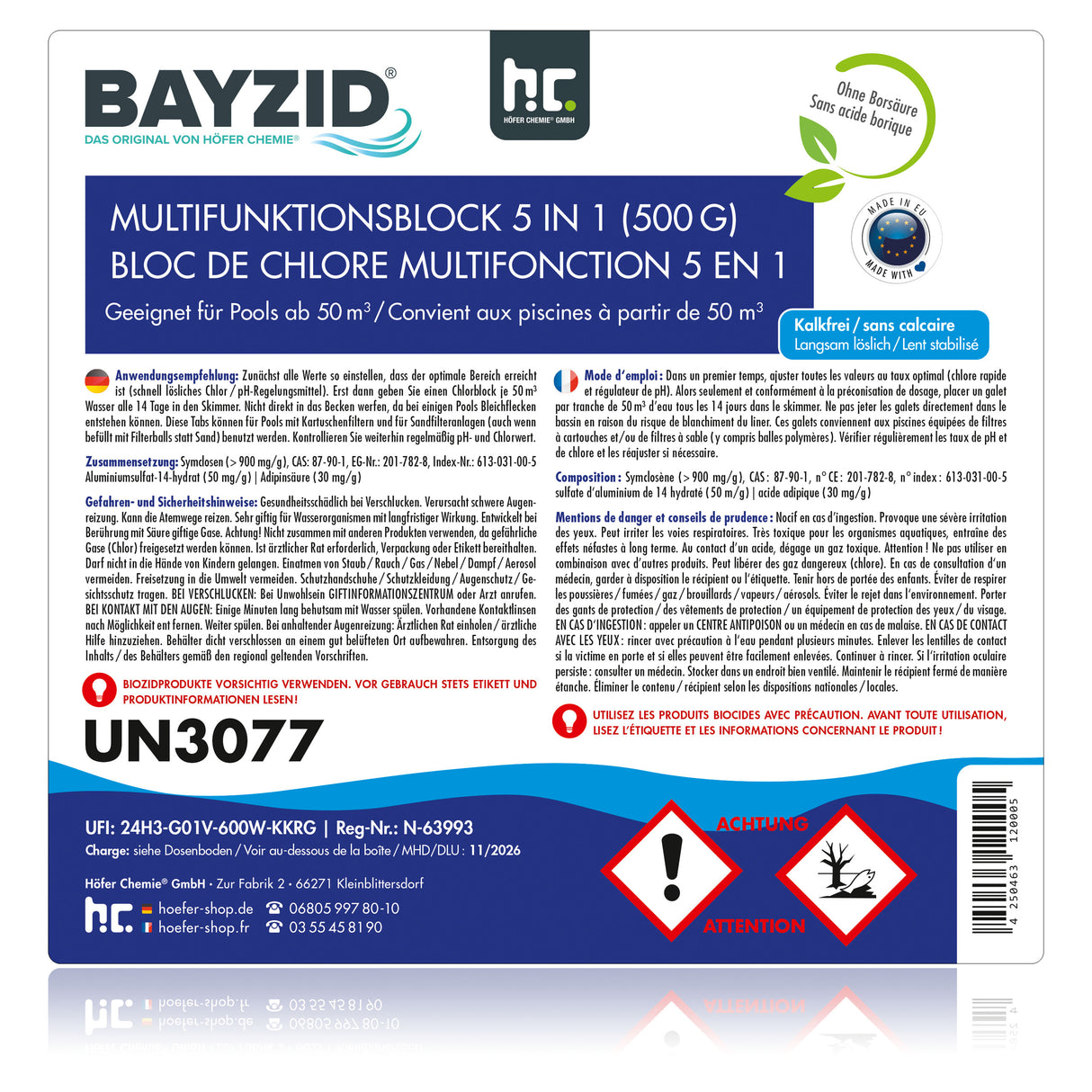 500 g BAYZID® Multibloc 5in1