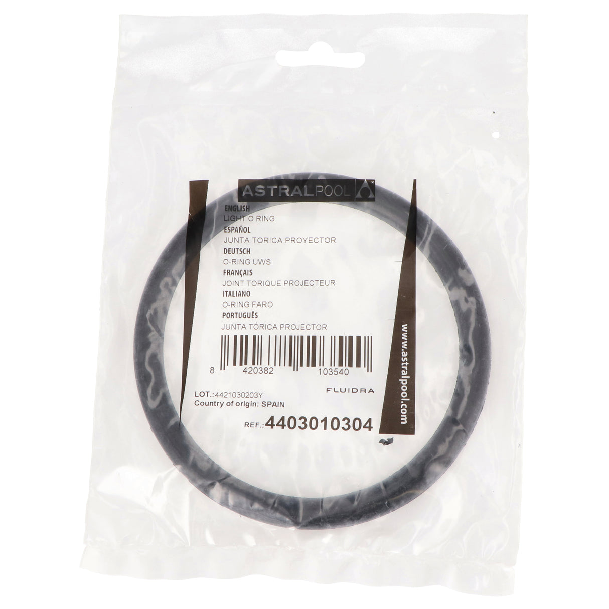 Joint torique pour projecteur sous-marin ASTRALPOOL