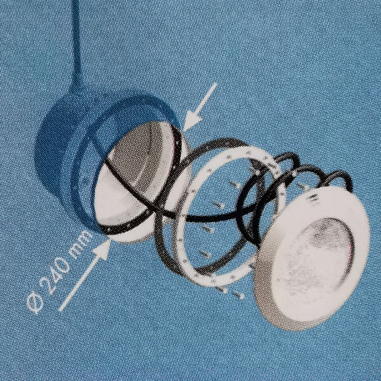 Spot sous-marin OKU - 30W LED RGB - avec transformateur de sécurité - SET 1