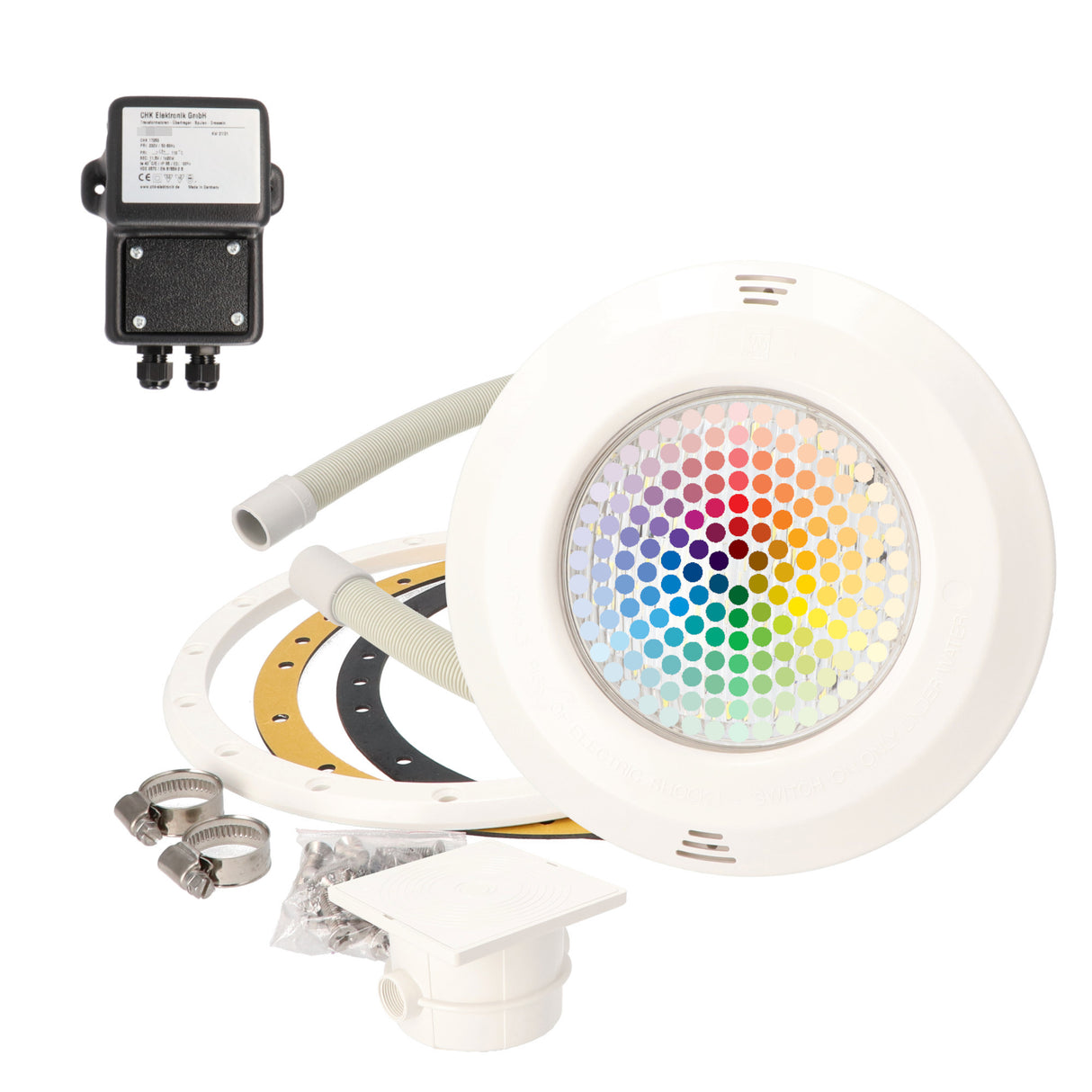 Spot sous-marin OKU - 30W LED RGB - avec transformateur de sécurité - SET 1