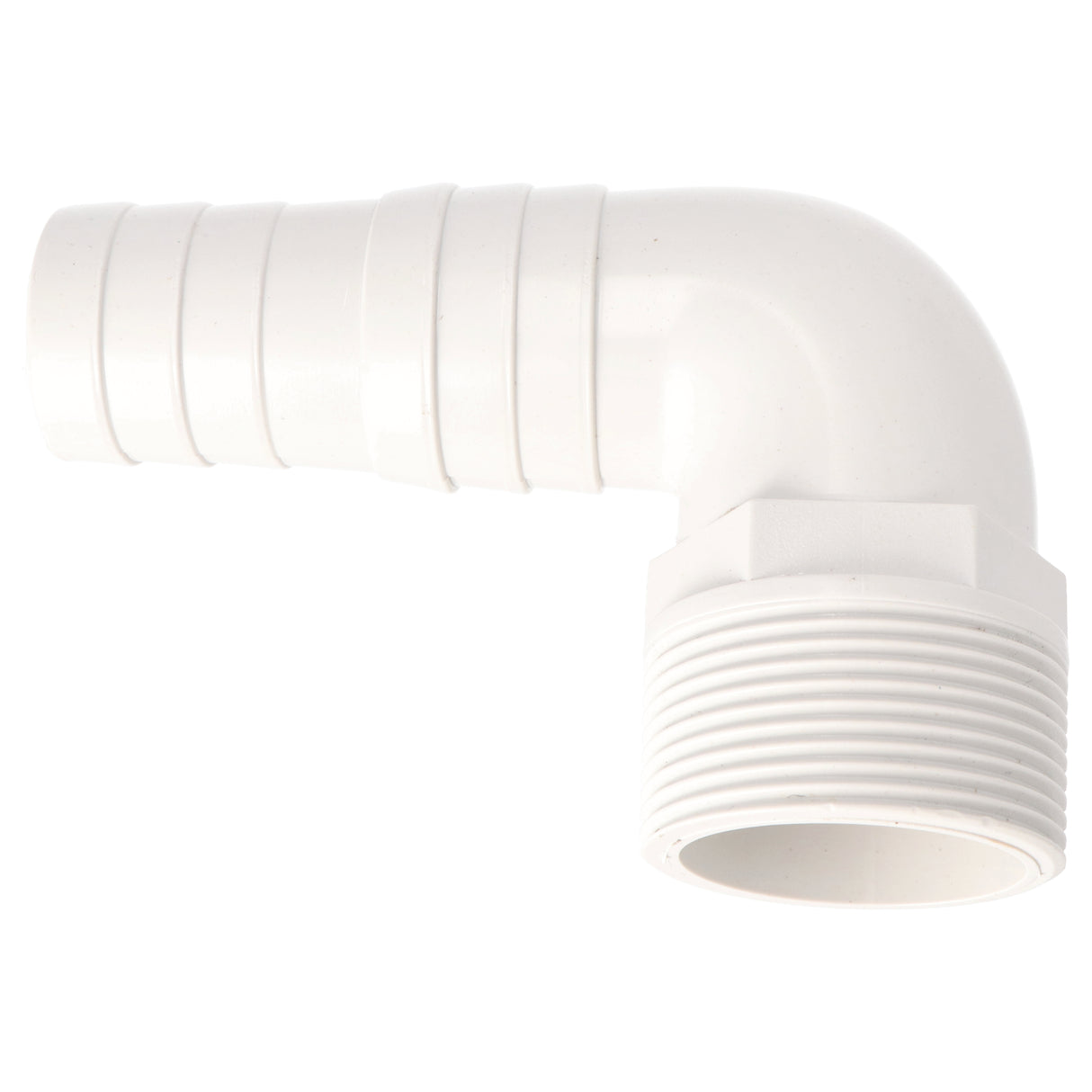 PVC Schlauchtülle mit Winkel Ø 32/38 mm mit 1 1/2" Aussengewinde