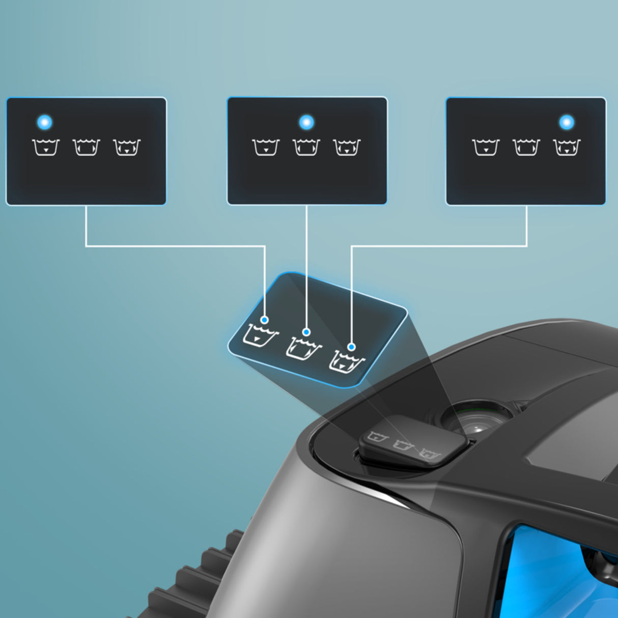 WYBOT C1 Pro – Poolroboter für Wasserlinie, Boden & Wände, kabellos & leistungsstark