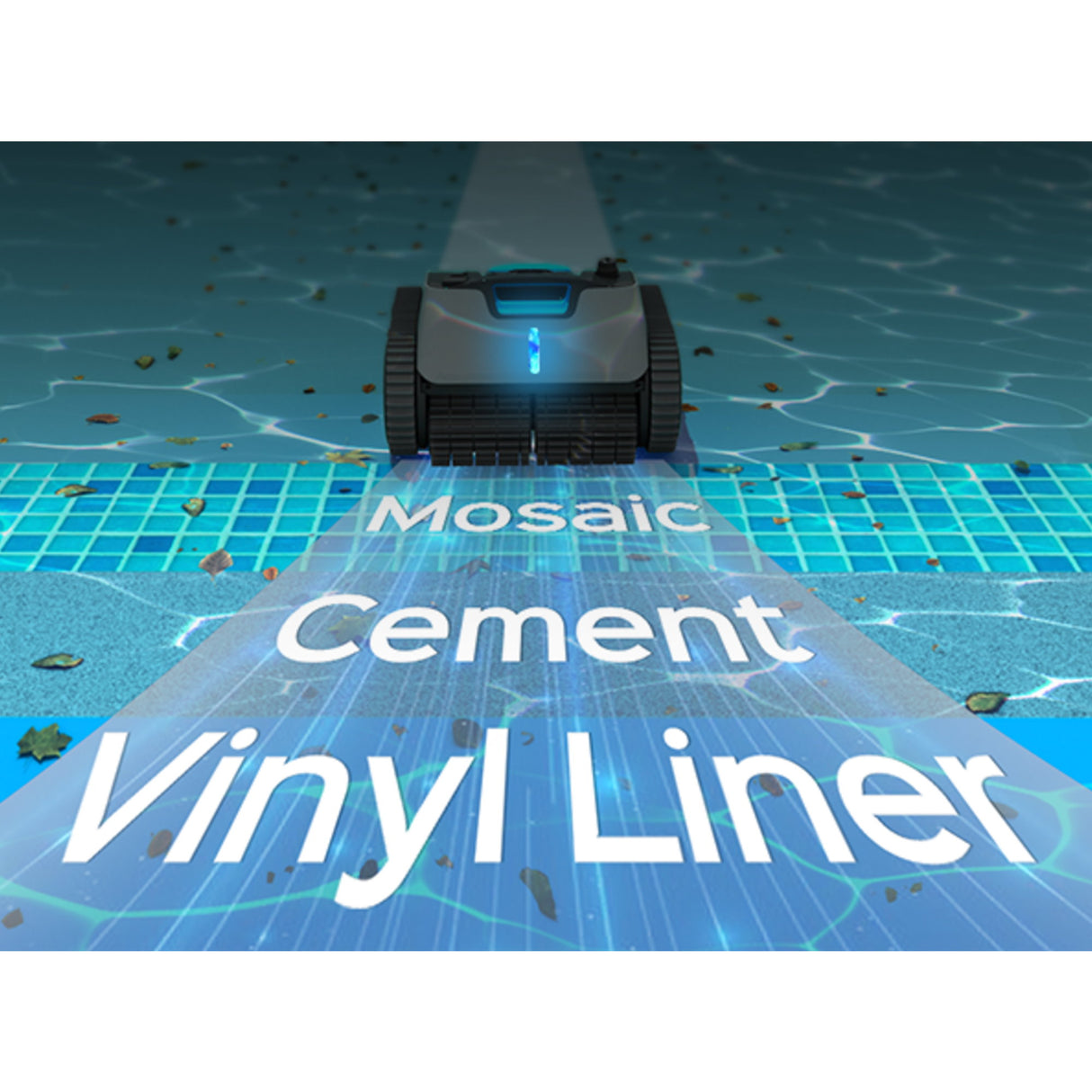 WYBOT C1 Pro – Poolroboter für Wasserlinie, Boden & Wände, kabellos & leistungsstark