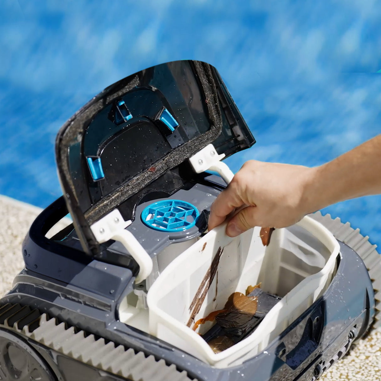 WYBOT S1 – Premium Poolroboter für Wasserlinie, Boden & Wände, App-gesteuert