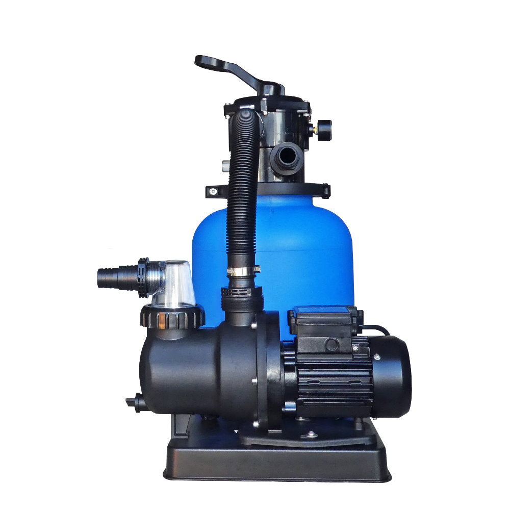 Système de filtration à sable ECO Ø 300mm avec pompe SPS-75-1 6m³/h pour piscines de 36m³