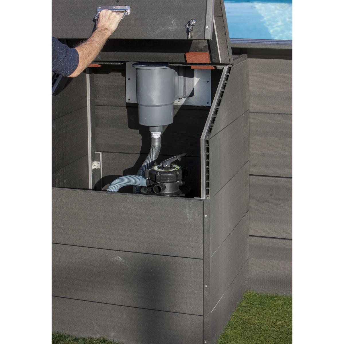 Coffret technologique GRE pour piscines composites 115 cm