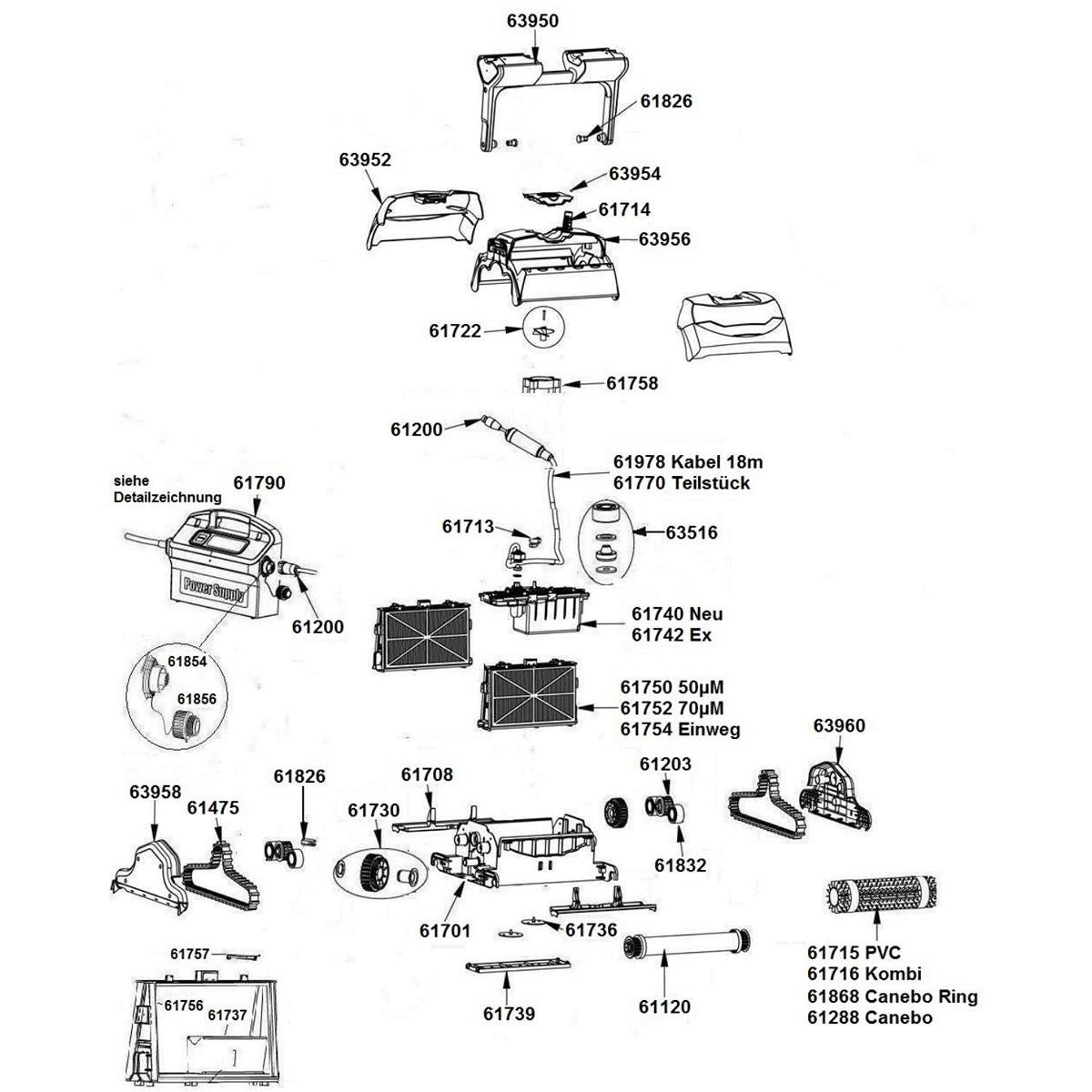 Filterkartuschen Grob - 4 St