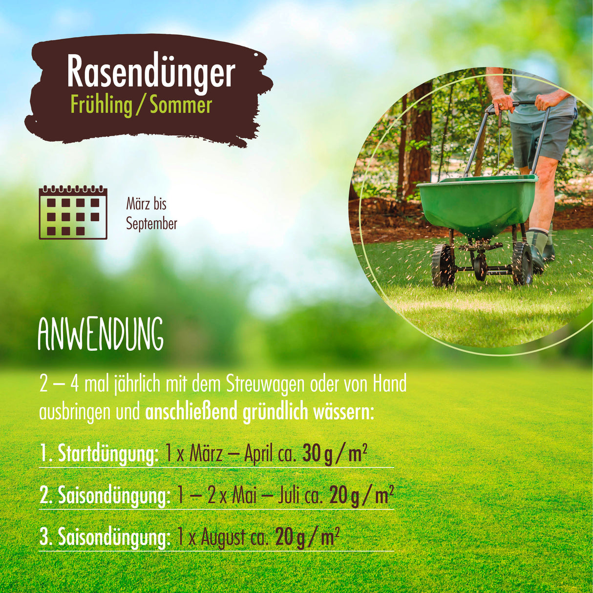 5 kg VERDURMAX® Rasendünger Frühling / Sommer