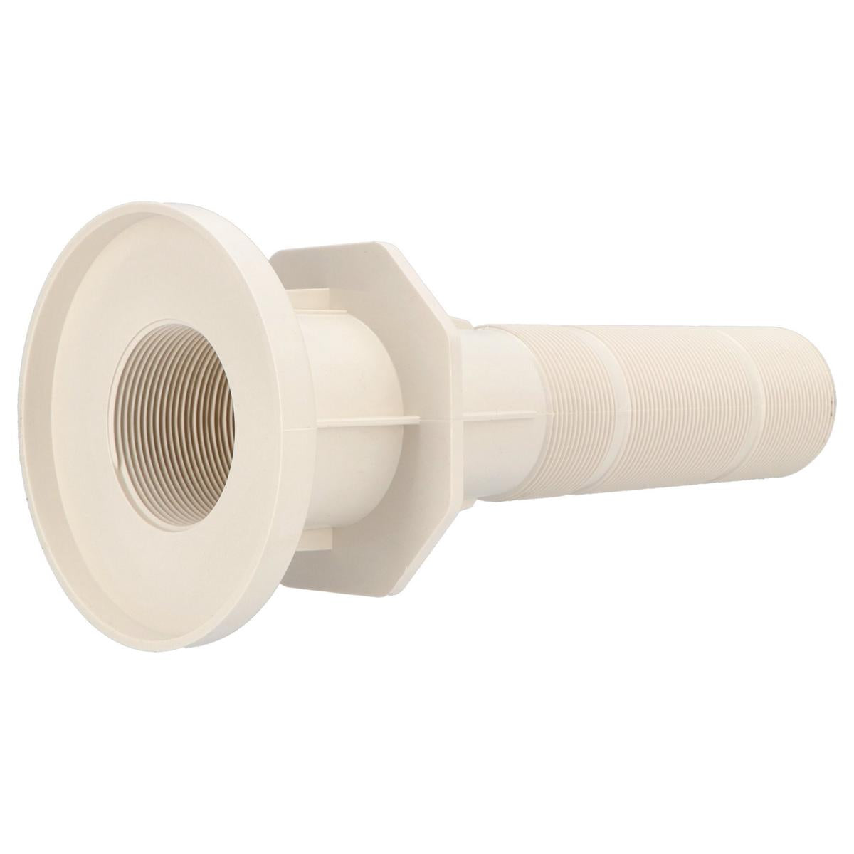 Wanddurchführung ABS für Multiflow Einlaufdüse 50mm Klebemuffe auf 2" AG für Folienbecken