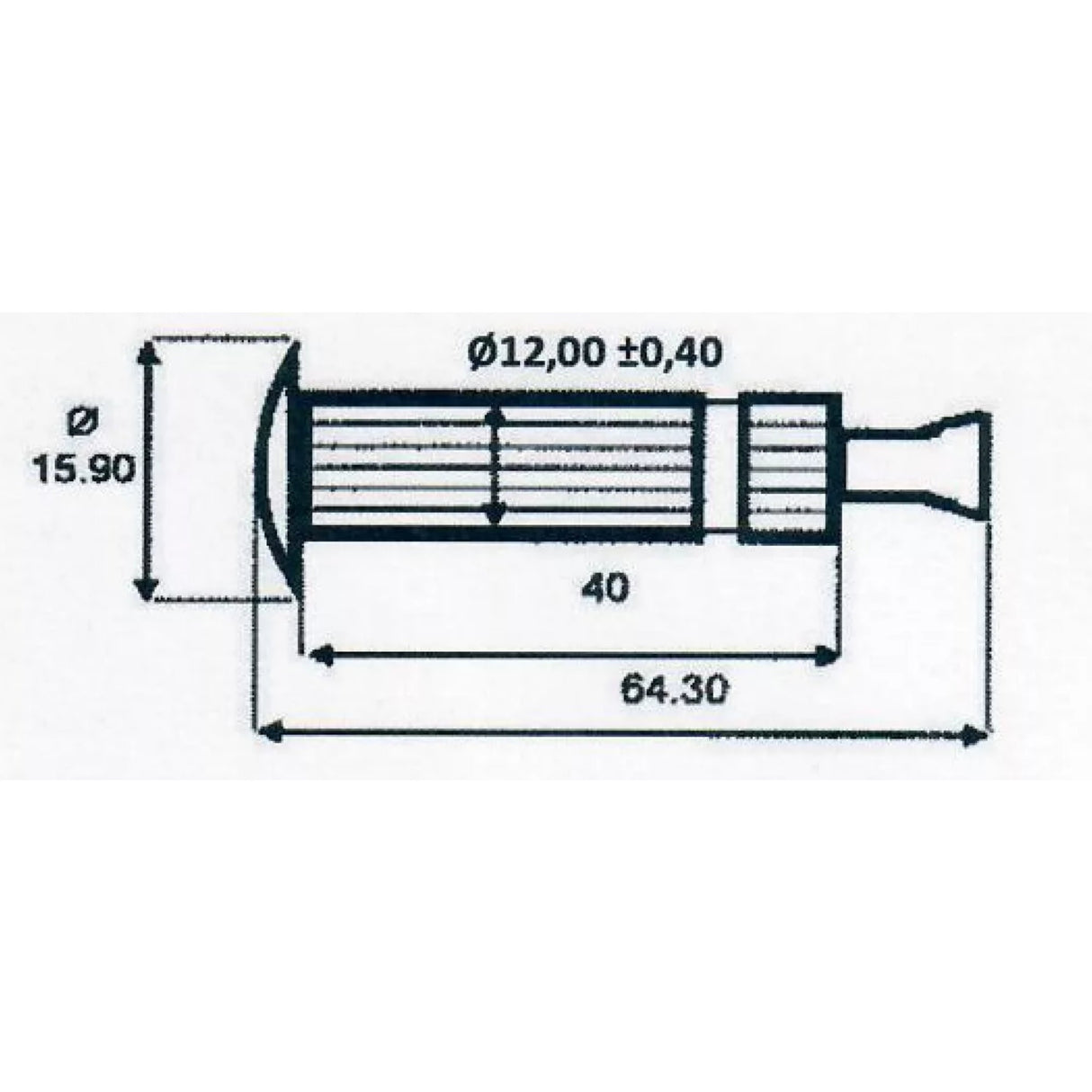 Ancrages de sol rétractables en acier inoxydable -12 mm- pour surfaces en pierre