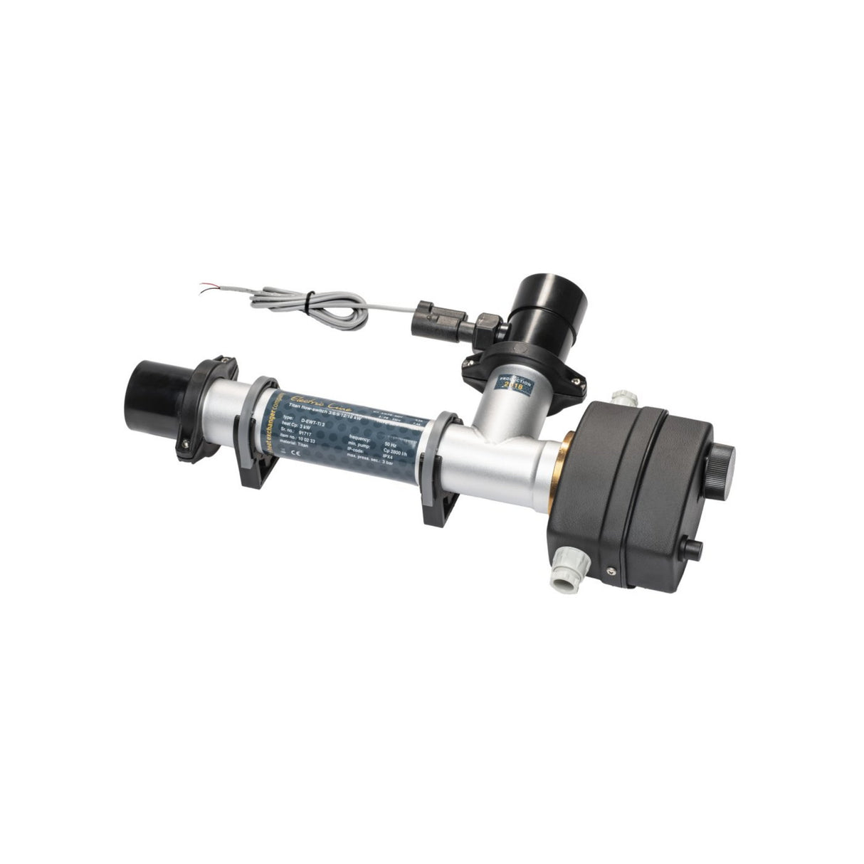 Daprà D-EWT-Ti Titan Pool Elektroheizer mit Regelthermostat