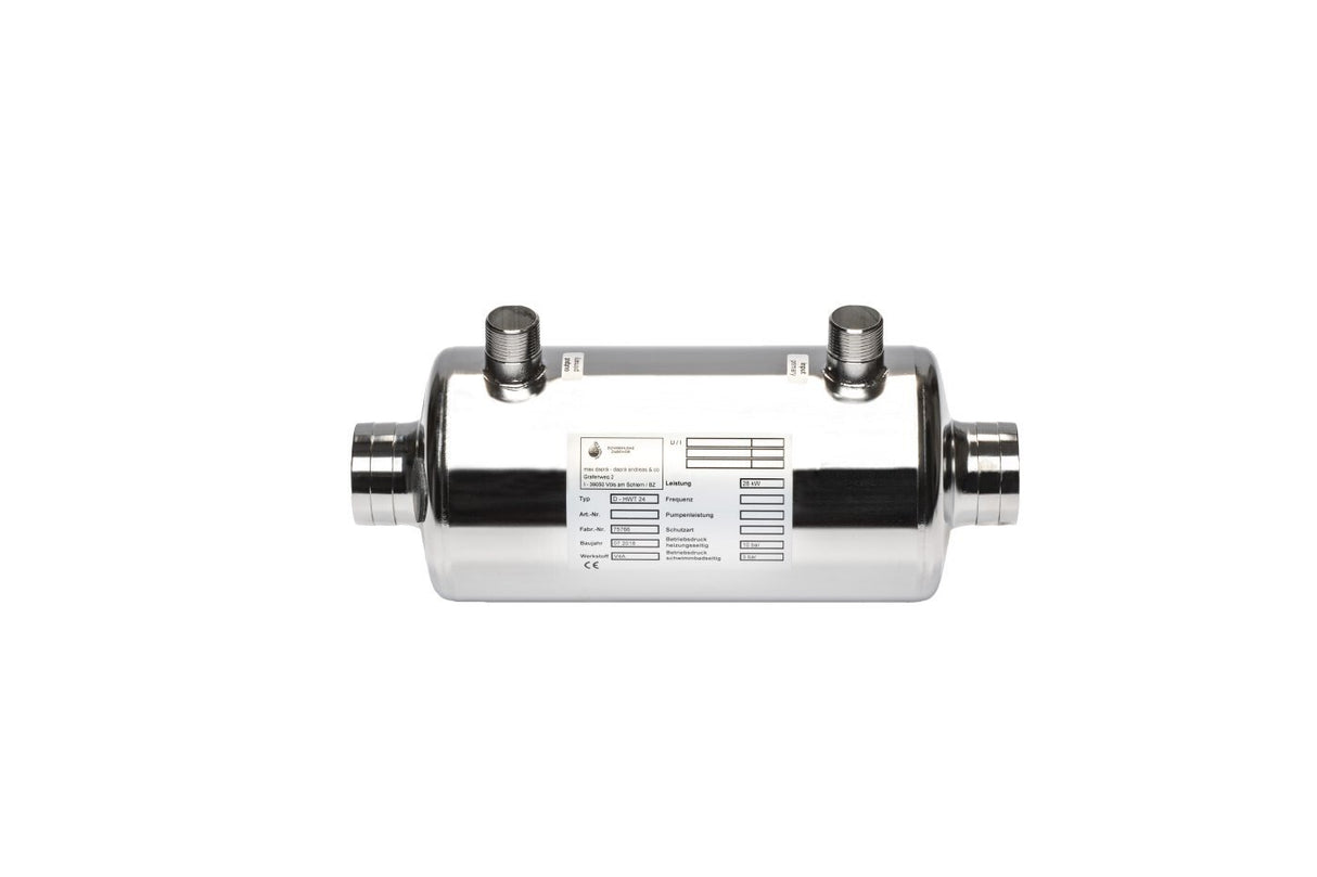 Échangeur de chaleur Daprà HWT tube lisse en acier inoxydable