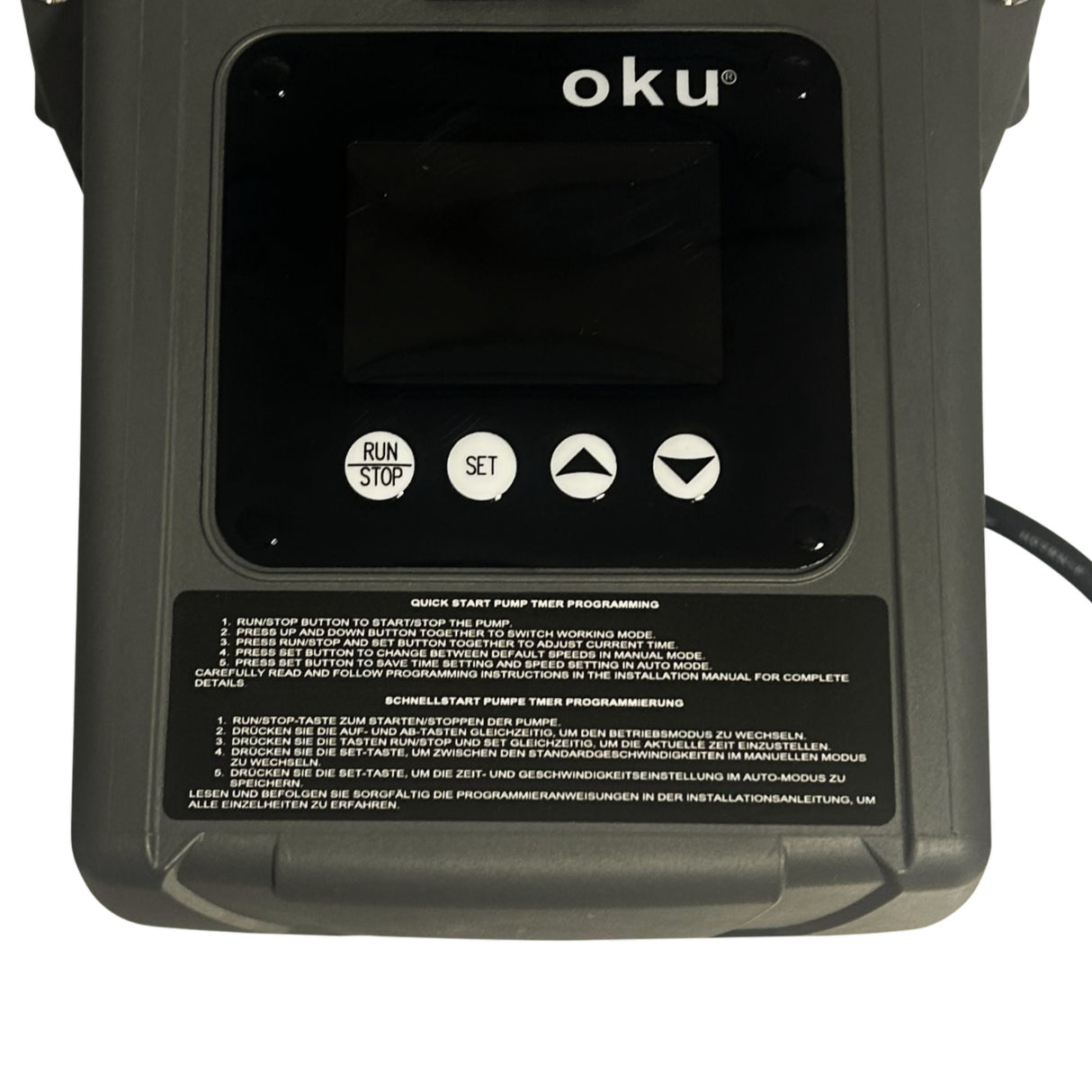 OKU ECO Whisper Filterpumpe - 230V - Drehzahlgesteuerte Poolpumpe