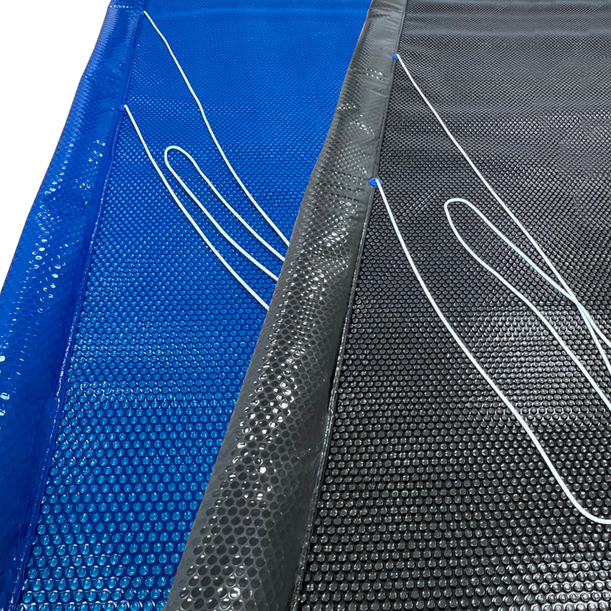 Film solaire Duraol® 400my pour piscines rectangulaires - avec boucle de traction et laisse