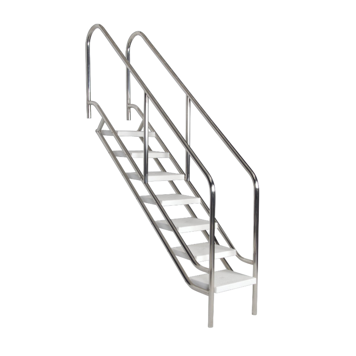 Einbautreppe V4A 4-stufig 500mm breit