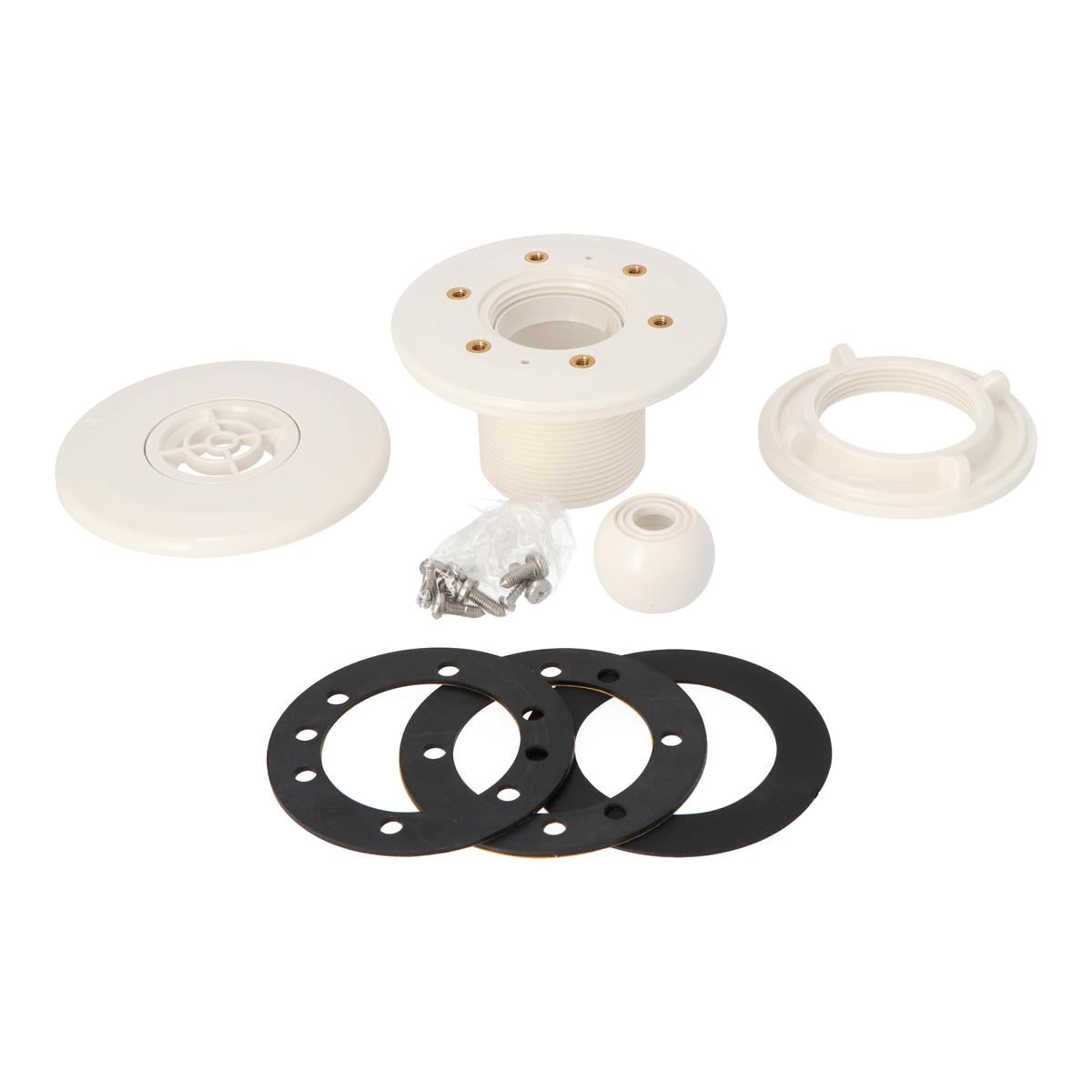 Buse de refoulement multiflux avec grille pour piscines liner, béton et polyester