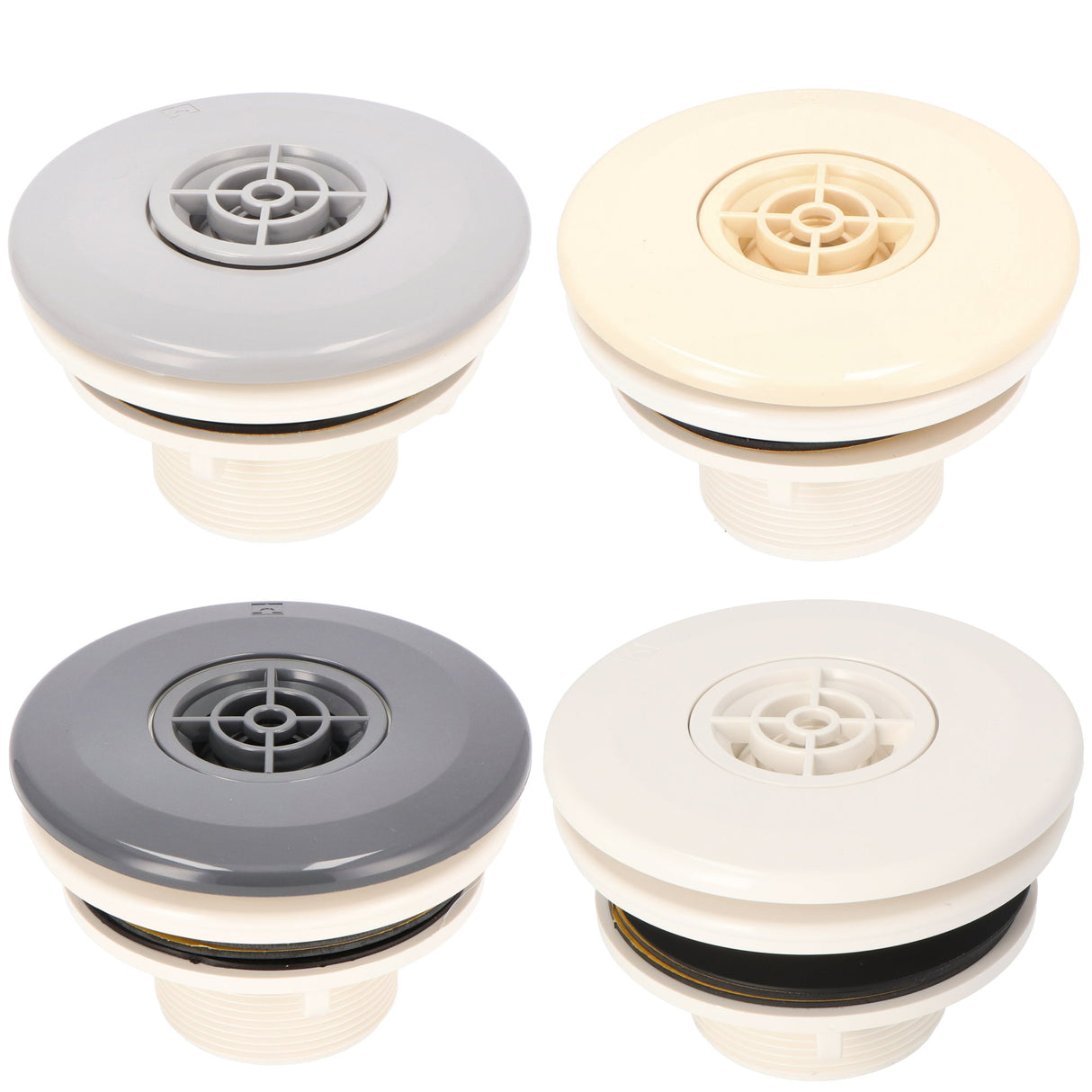 Buse de refoulement multiflux avec grille pour piscines liner, béton et polyester