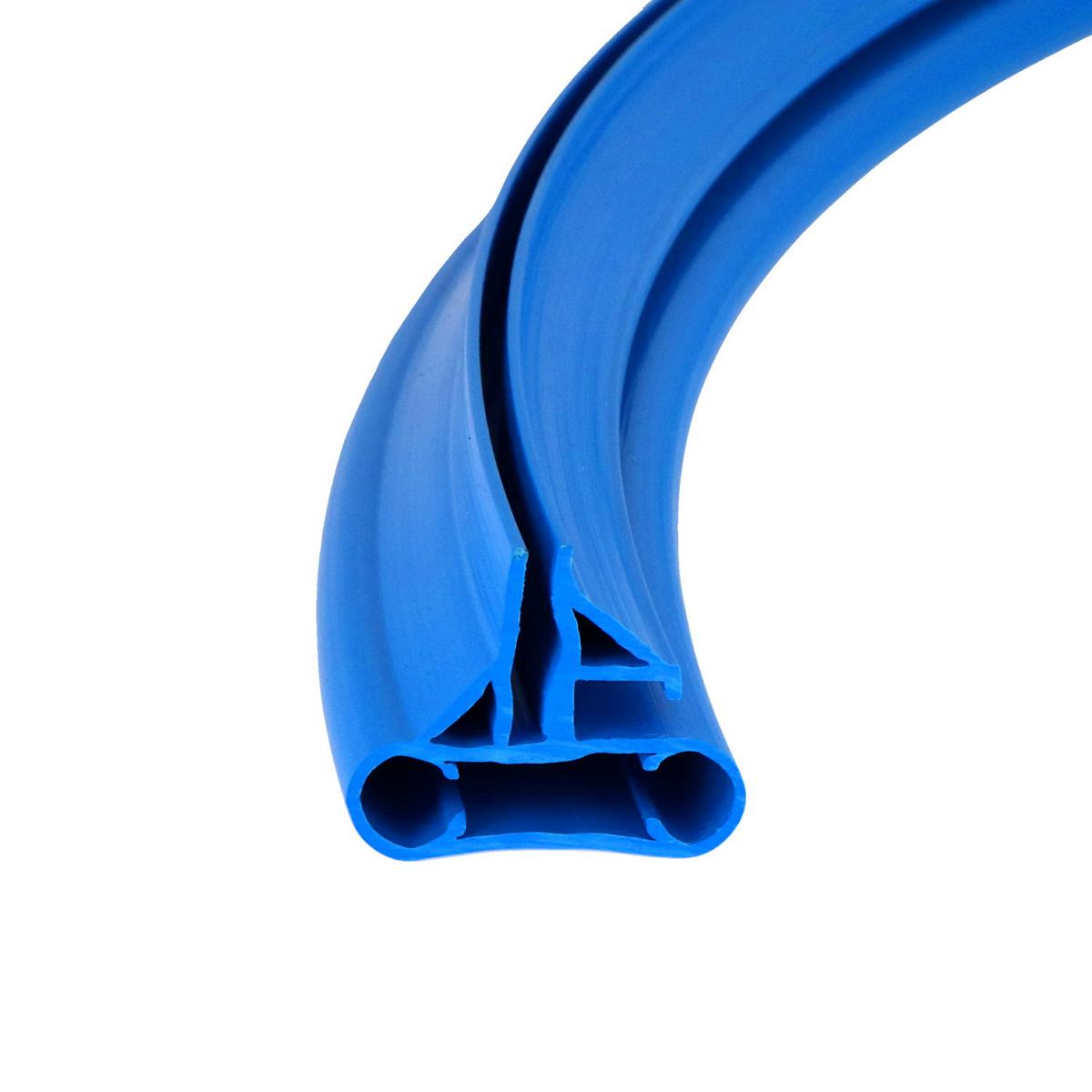 Lavabo rond combiné avec main courante à suspendre et passepoil à coin