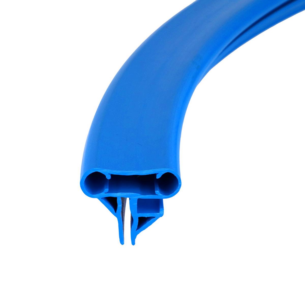 Lavabo rond combiné avec main courante à suspendre et passepoil à coin