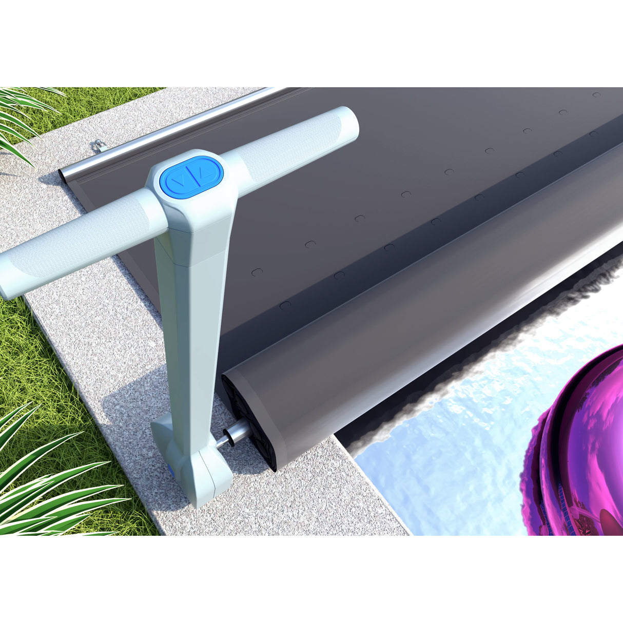 Liderpool SCOOT - Automatischer Planenaufroller für Poolabdeckungen