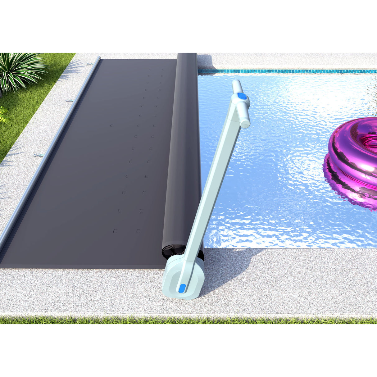 Liderpool SCOOT - Automatischer Planenaufroller für Poolabdeckungen