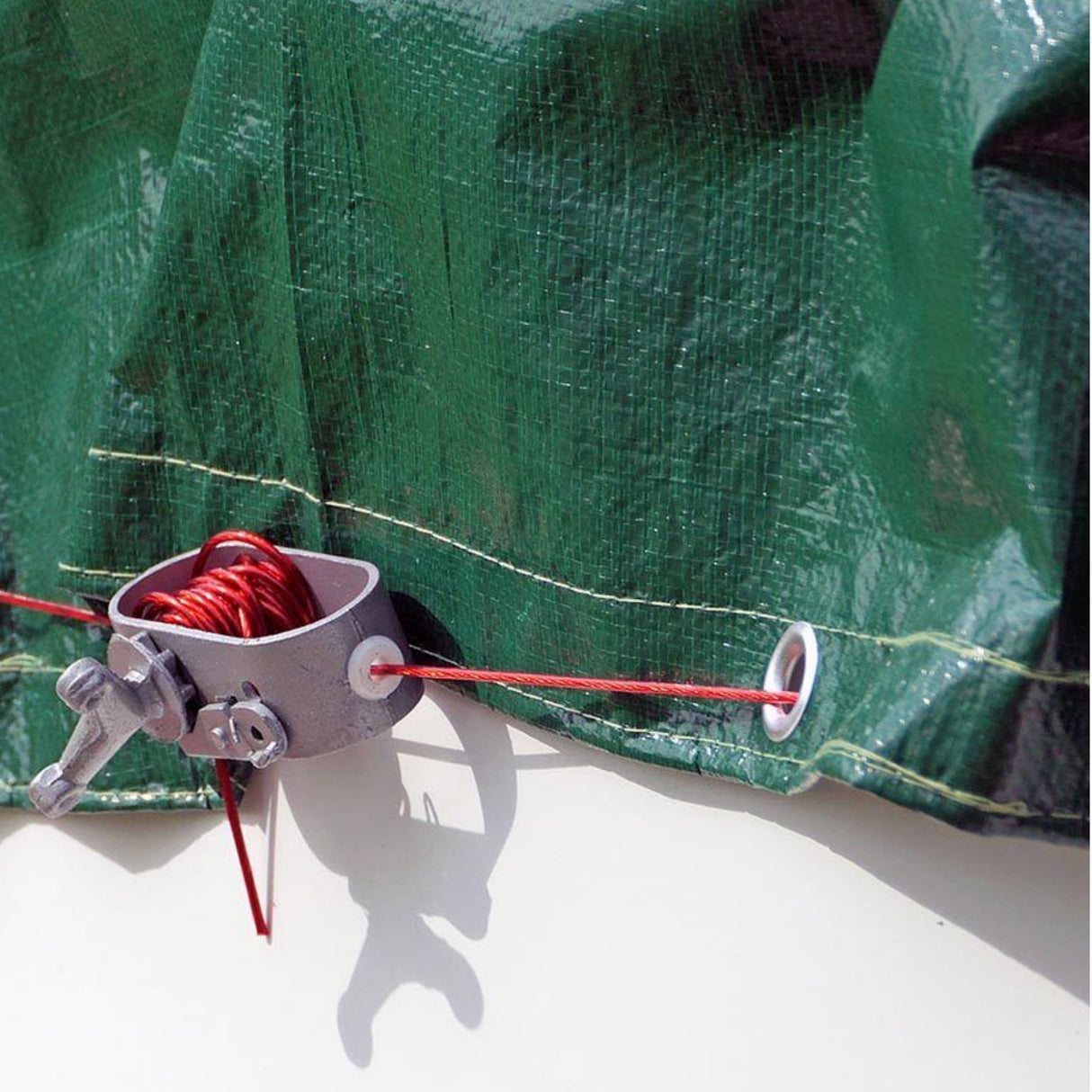 Bâche d'hiver pour piscine ovale 180 g/m²