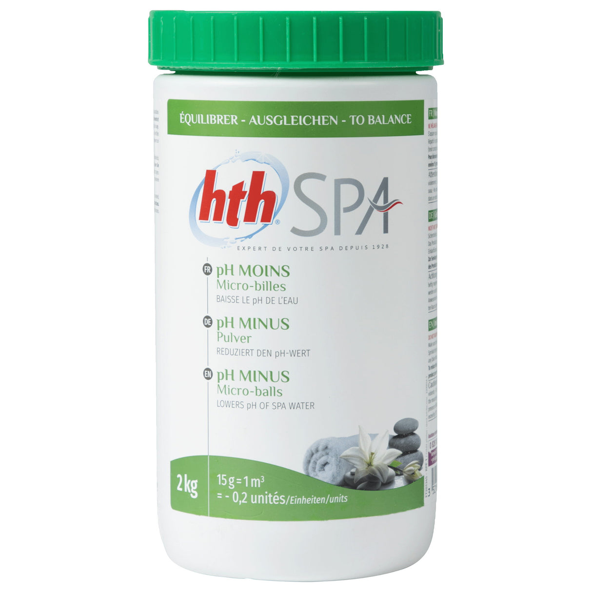 2 kg - hth® Spa pH MOINS (microgranulés)