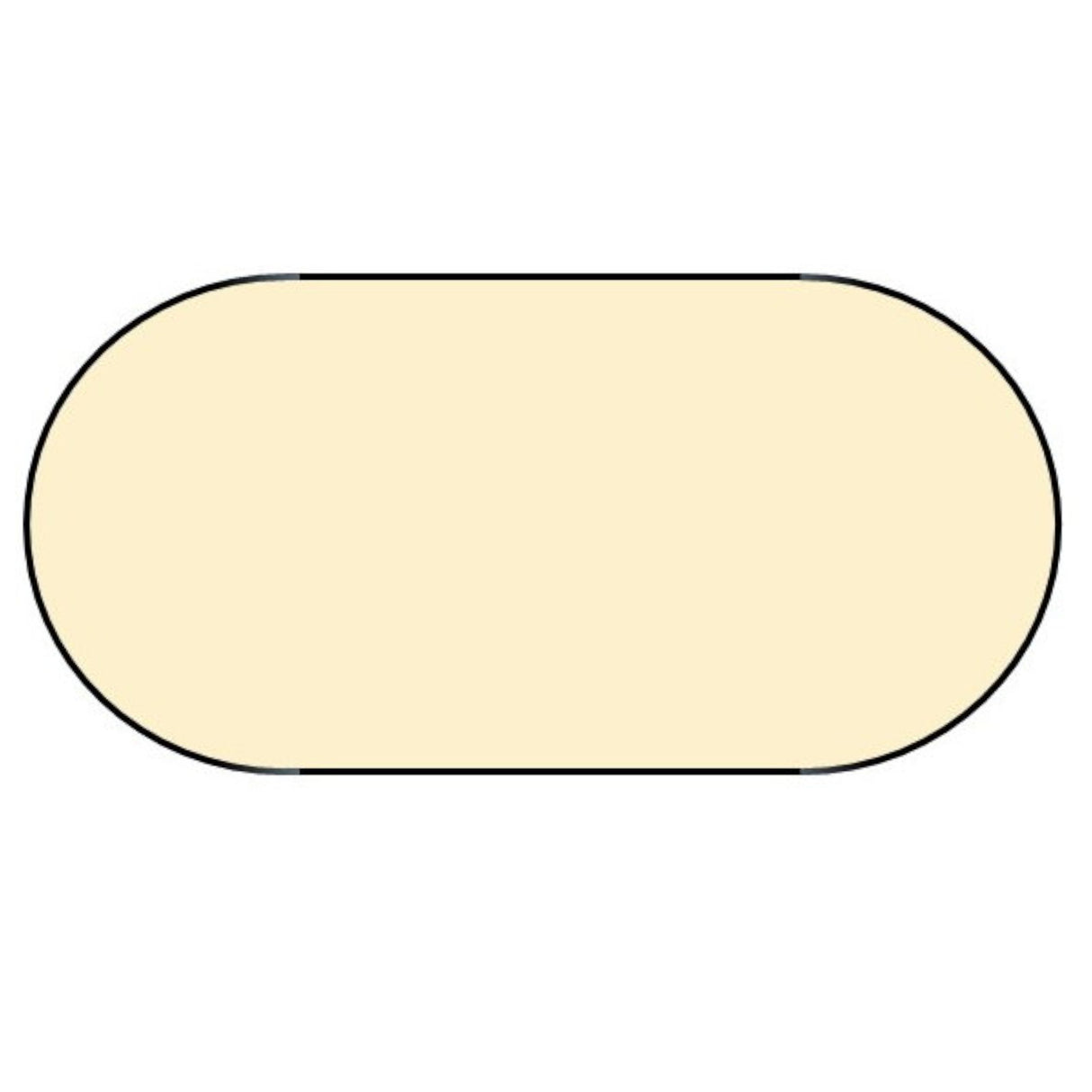 Liner de piscine forme ovale sable