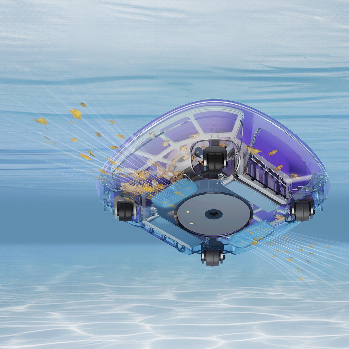 Poolroboter NIYA Sonar 10 F1 – Kabelloser Poolroboter für kleine Aufstellpools