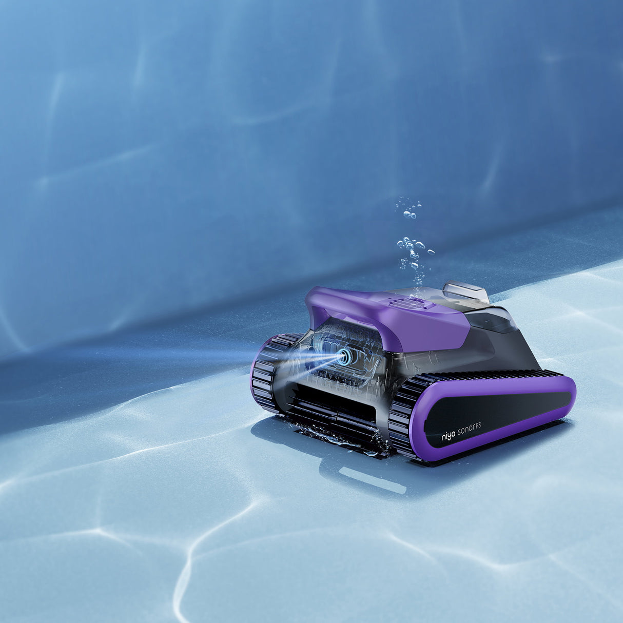 Poolroboter NIYA Sonar 30 F3 – Umfassende Reinigung von Boden, Wänden und Wasserlinie - B-Ware