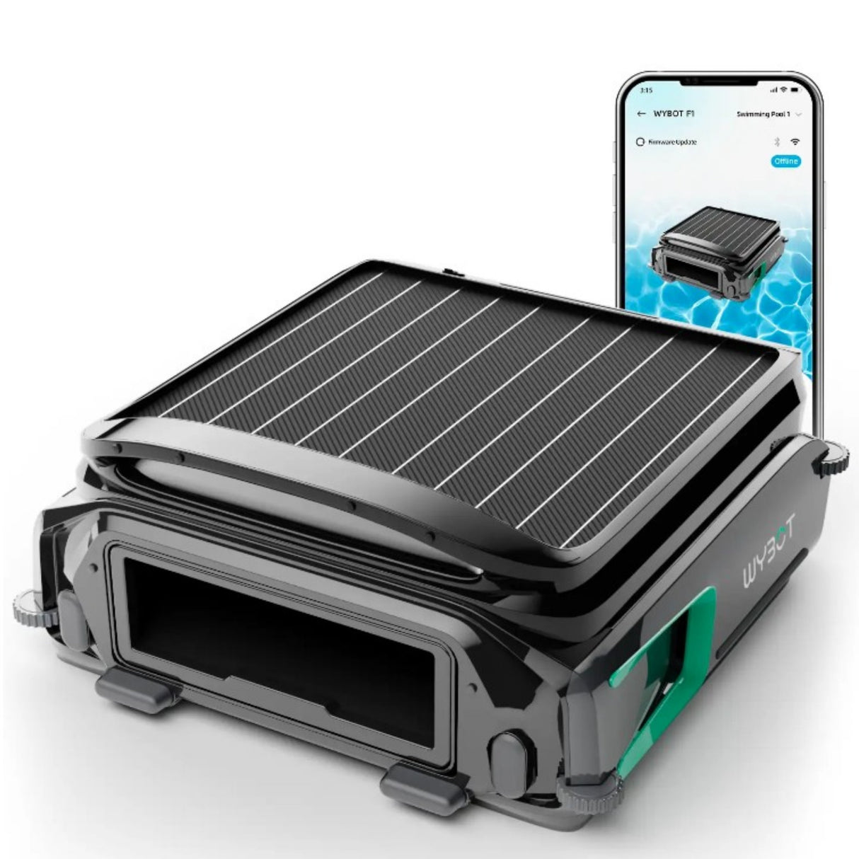 WYBOT F1 - Solar-Skimmer – Kabelloser Pooloberflächenreiniger mit Akku-Power
