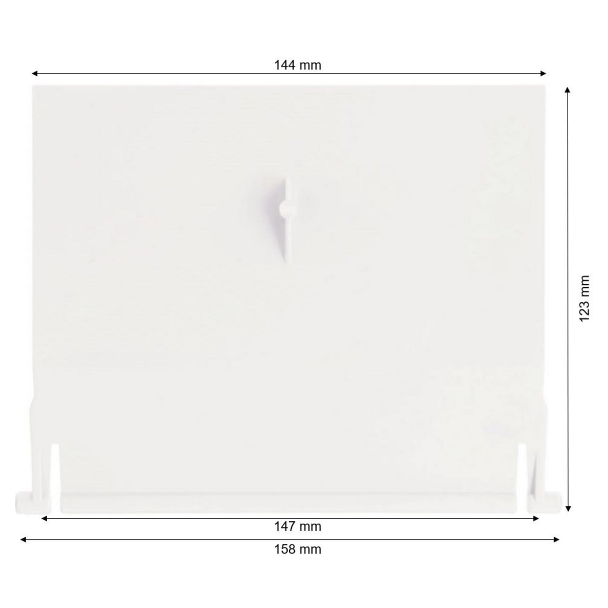 Trappe d'écumoire pour écumoire standard encastrable