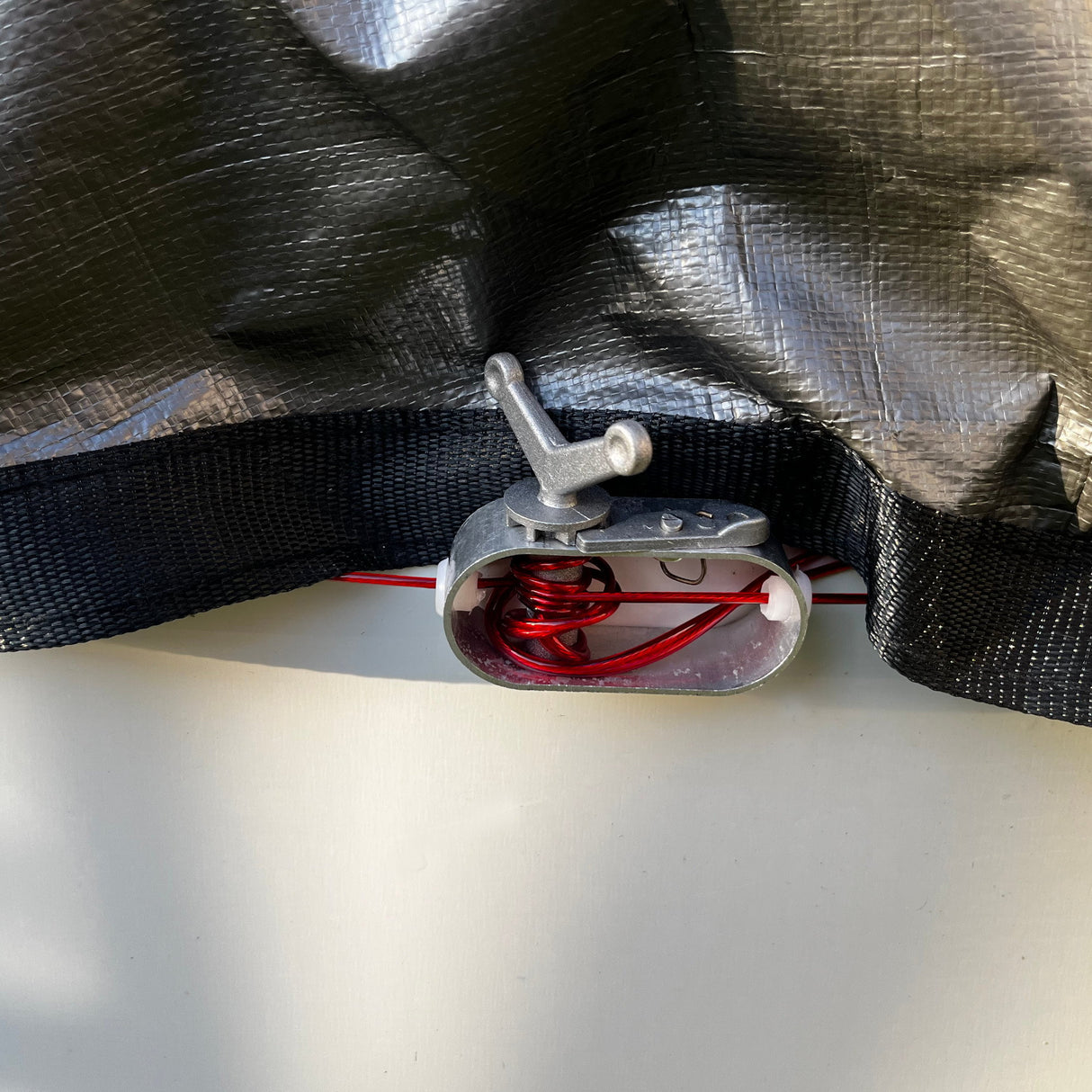 Winterabdeckplane für Rundbecken 3,00m, 220g/m² - grau - B-Ware