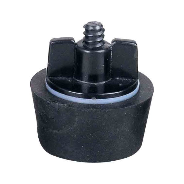 Bouchon d'hiver 1 1/2" en caoutchouc en noir