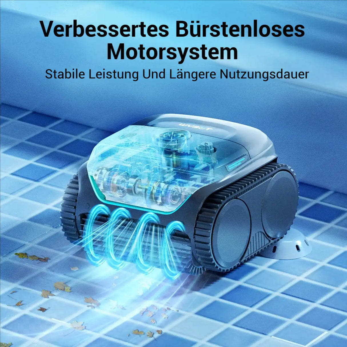 WYBOT C2 – Akku Poolroboter für Boden- & Wandreinigung, leistungsstark & kabellos - B-Ware