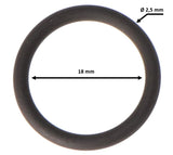 O-Ring 18 x 2,5 mm, Viton f. Verschluss-Schraube PG13,5