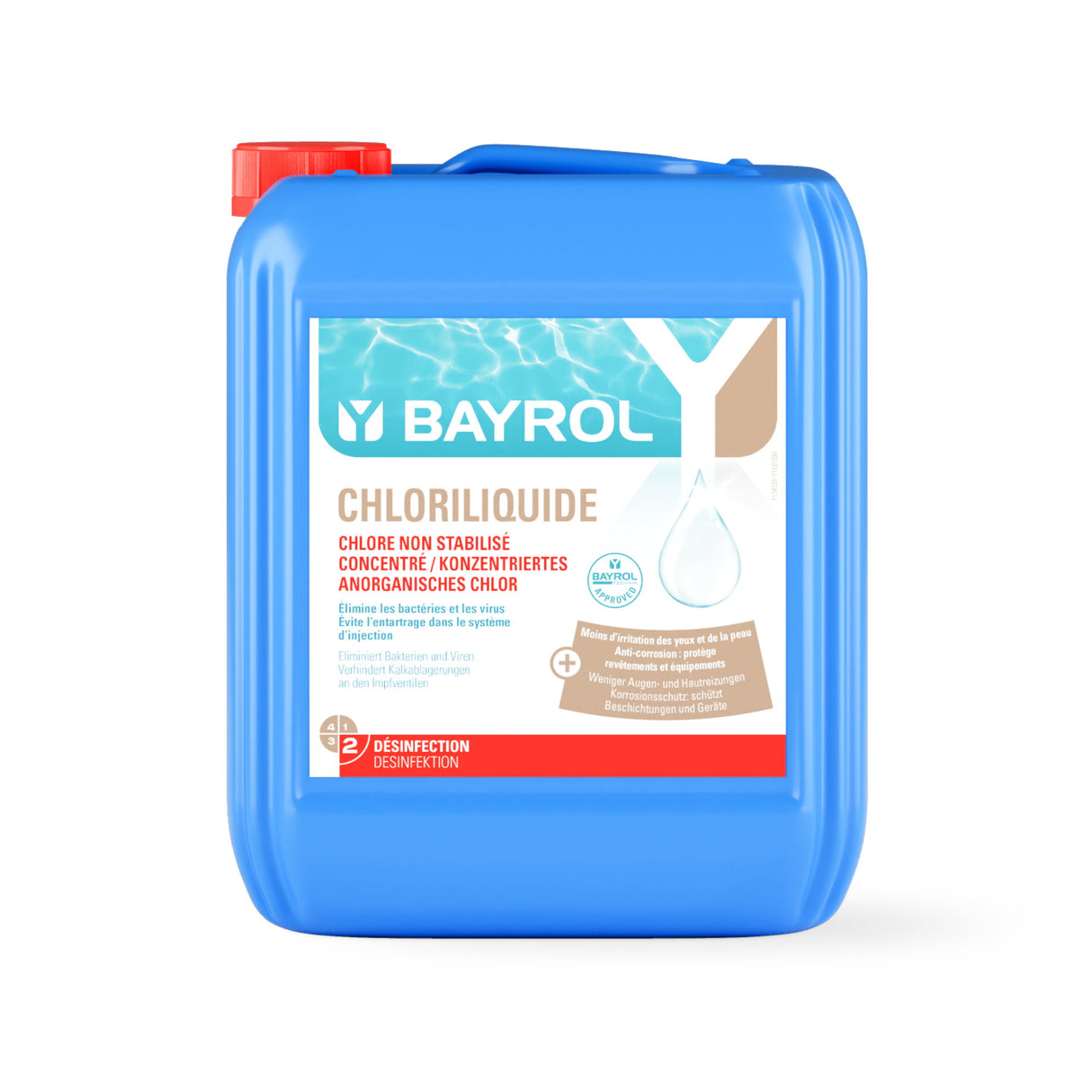 10 l - BAYROL - liquides chlorés