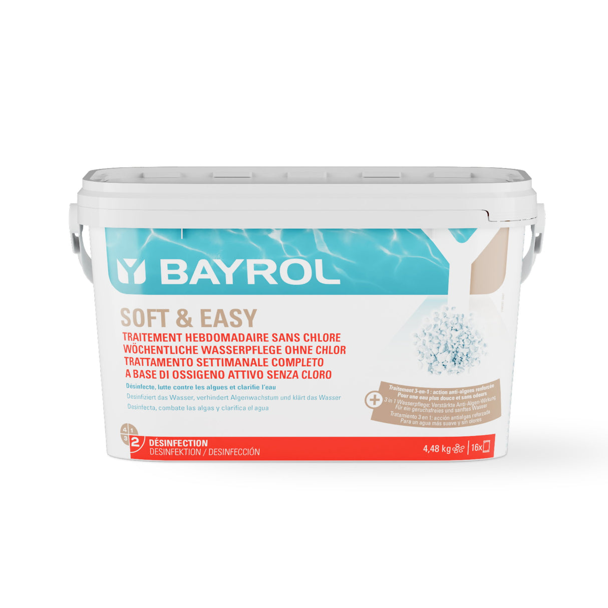 4,48 kg - BAYROL - Soft & Easy 20 m³