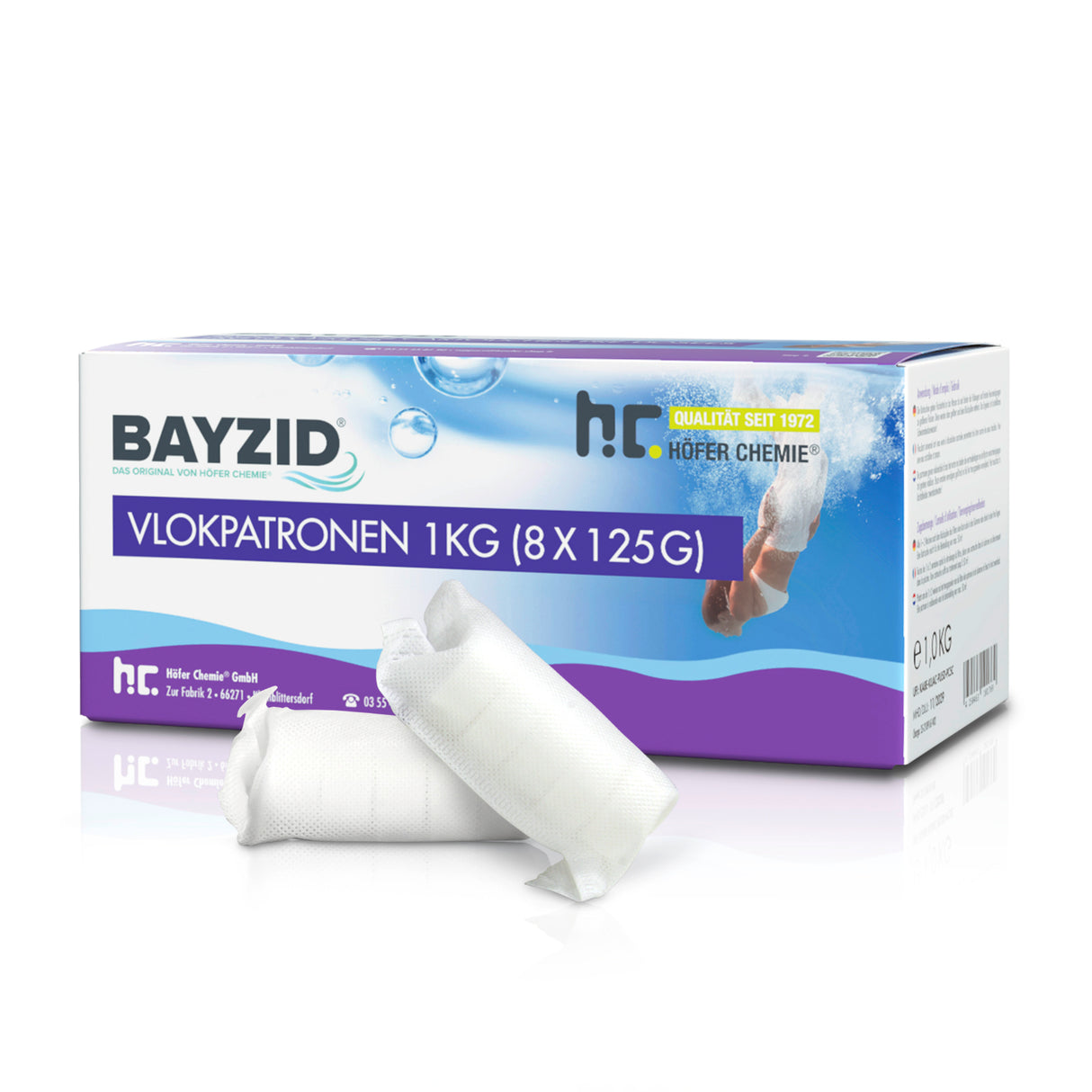 1 kg BAYZID® cartouches de floculant