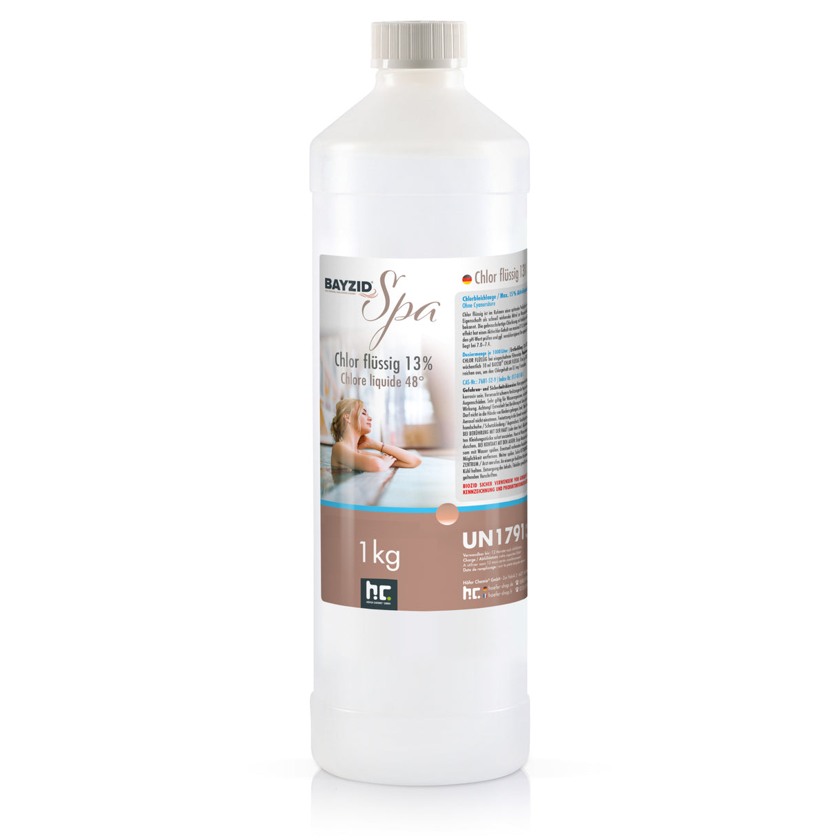 1 kg de BAYZID® Chlore 13% liquide
