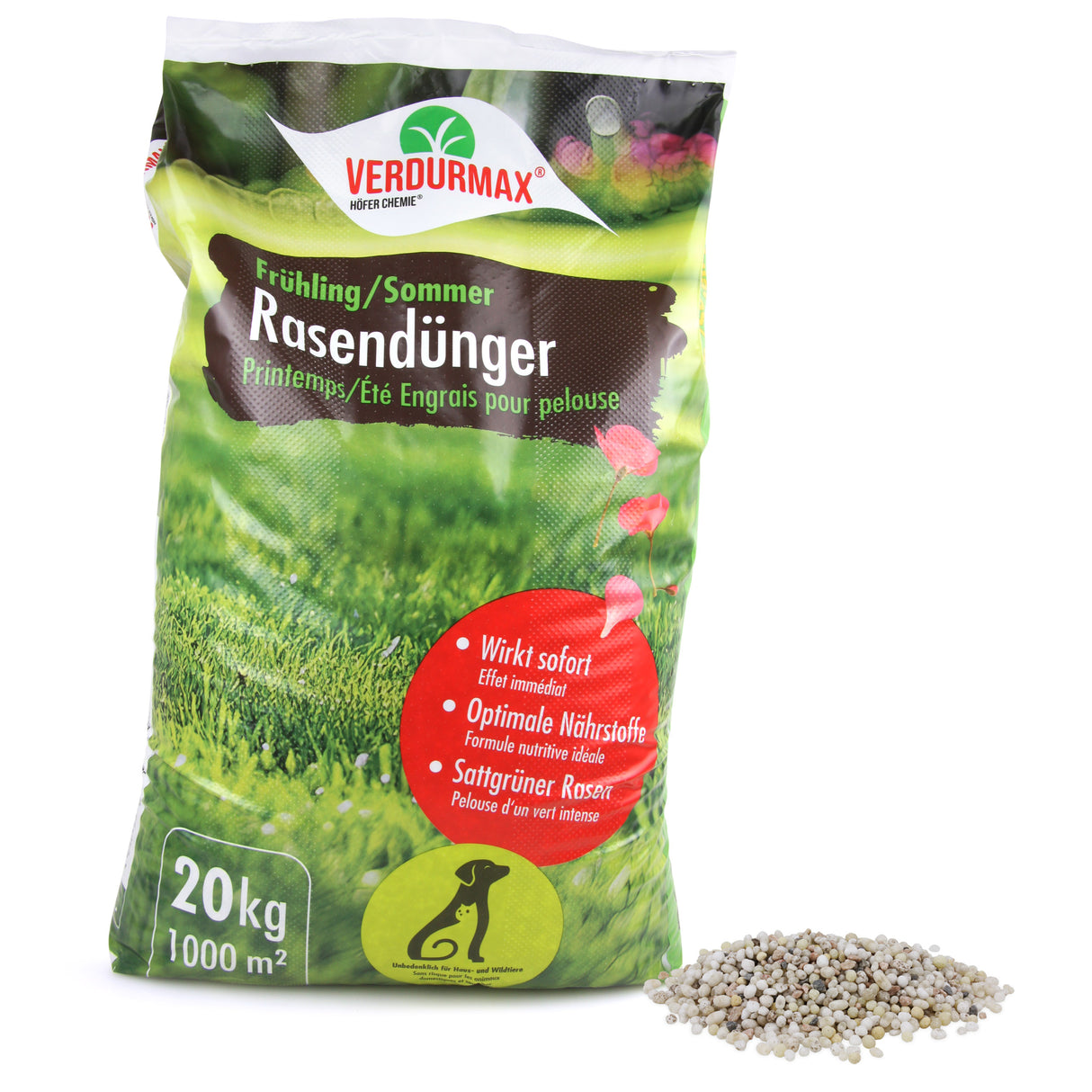 20 kg VERDURMAX® Engrais gazon printemps/été