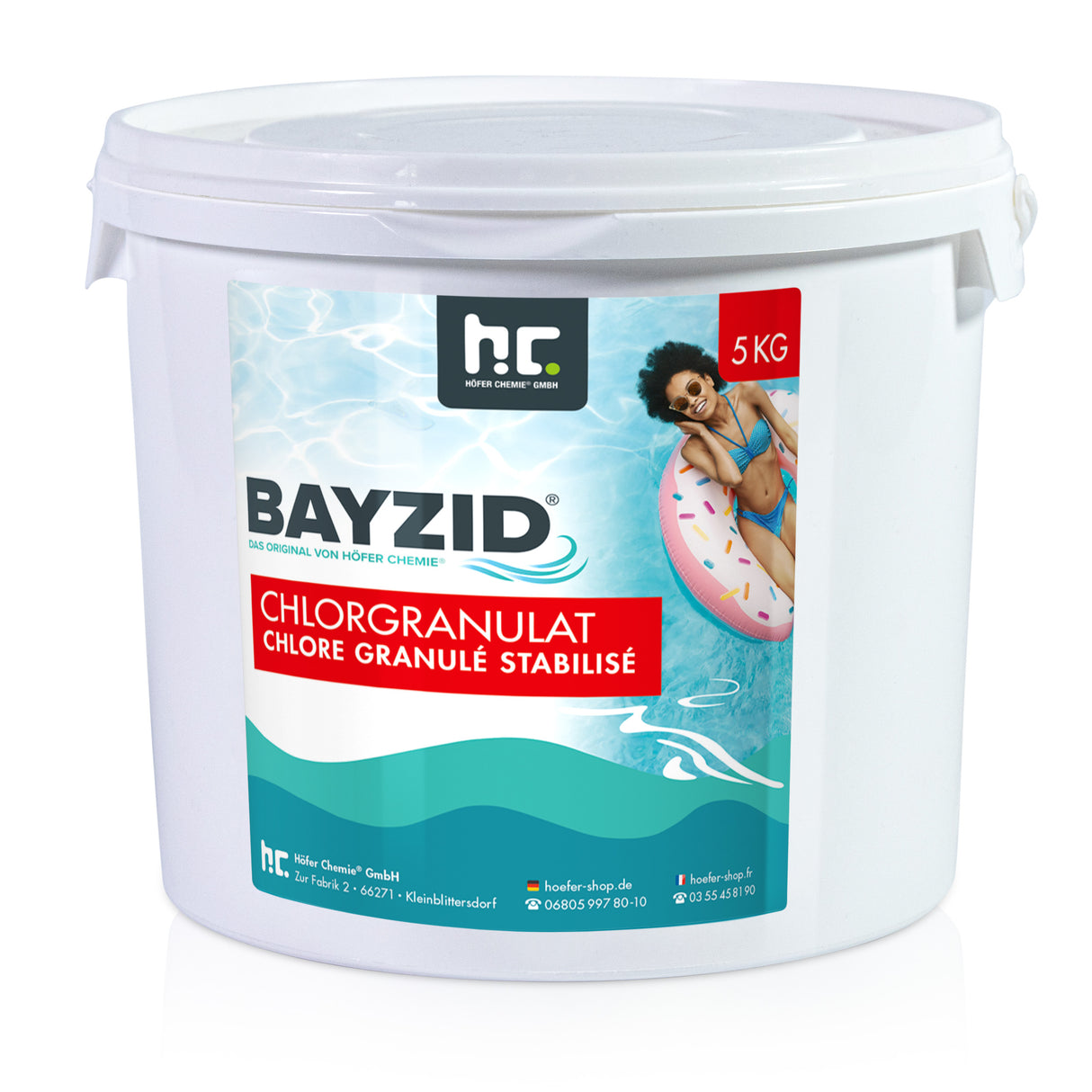 5 kg BAYZID® Chlore en granulés