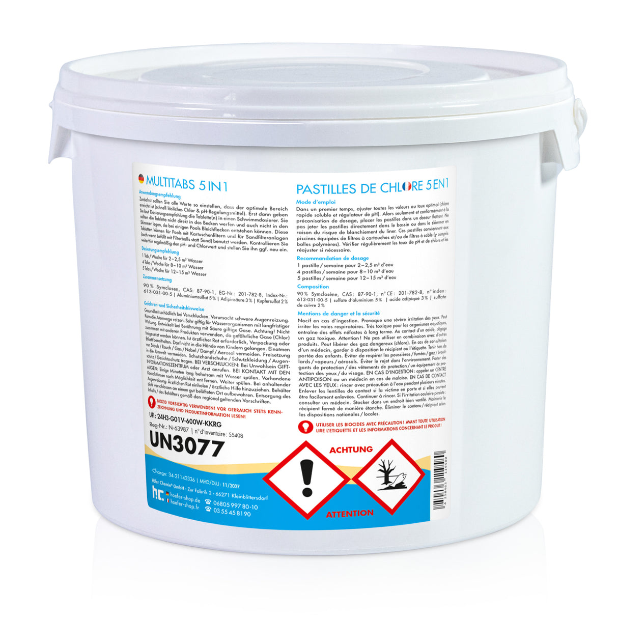 5 kg de BAYZID® Multitabs 5in1 20g