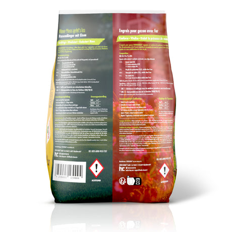 5 kg VERDURMAX® Rasendünger mit Eisen "Ohne Moos geht´s los"