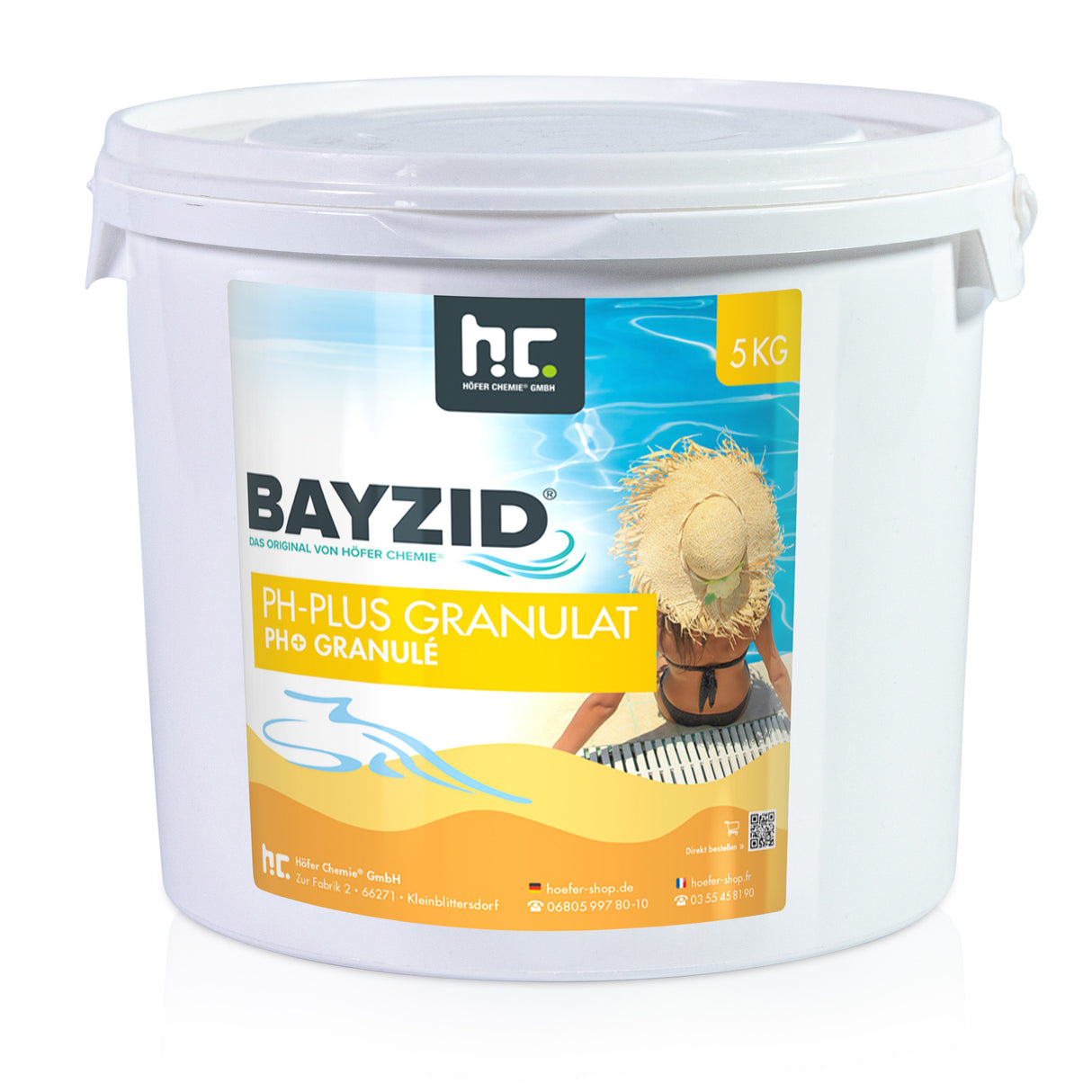5 kg BAYZID® pH Plus granulés