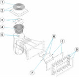 Kit de joints pour écumeur Astral à large ouverture 17,5 litres