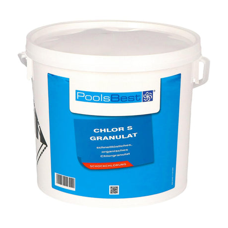10 kg (2 x 5 kg) - PoolsBest® Chlorgranulat S schnelllöslich 56% Aktivchlor